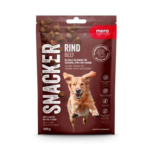 Mera Snacker Sığır Etli Yumuşak Köpek Ödülü Maması