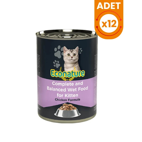 Econature Kitten Tavuklu Yavru Konserve Kedi Maması