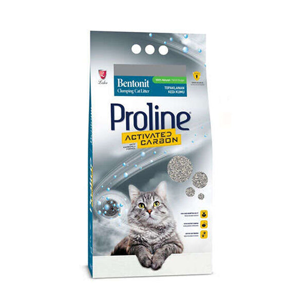 Proline Aktif Karbonlu Topaklanan Doğal Kedi Kumu