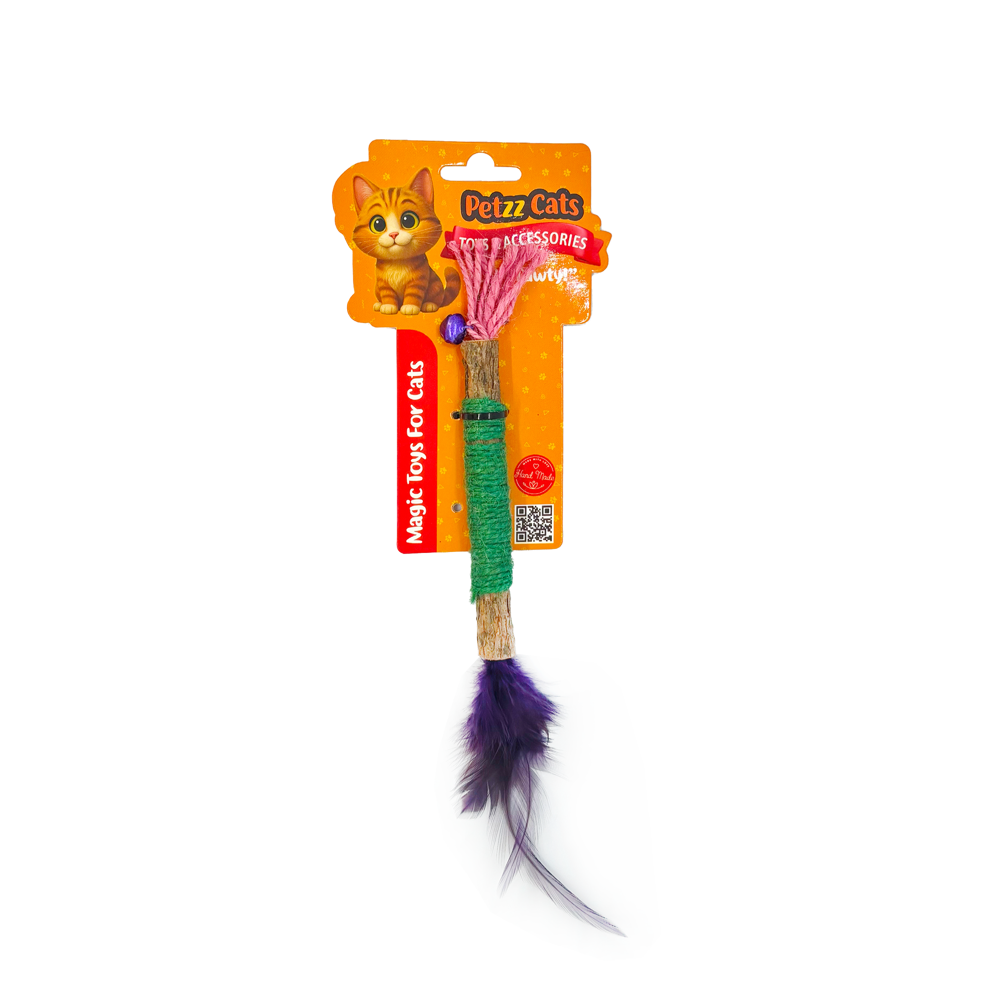 PetzzCats Zımpara Matatabi ve Çıngırak Sesli Peluş Kedi Oyuncağı