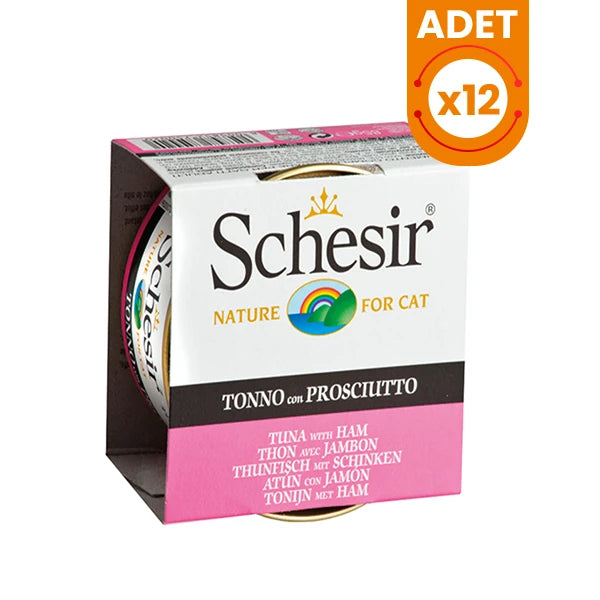 Schesir Ton Balık ve Jambonlu Jöleli Konserve Kedi Maması