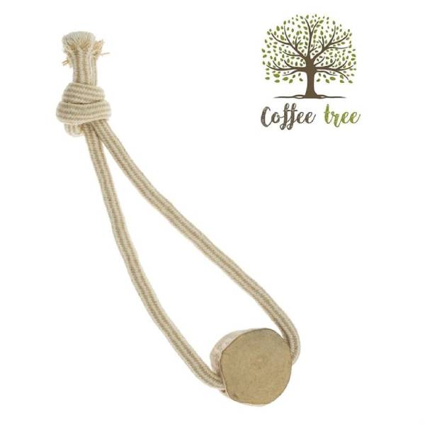 İmac Kahve Ağacından İpli Köpek Oyuncağı