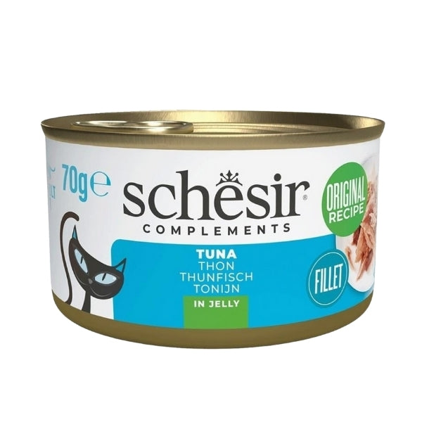 Schesir Tamamlayıcı Jöle İçinde Ton Balıklı Yetişkin Konserve Kedi Maması