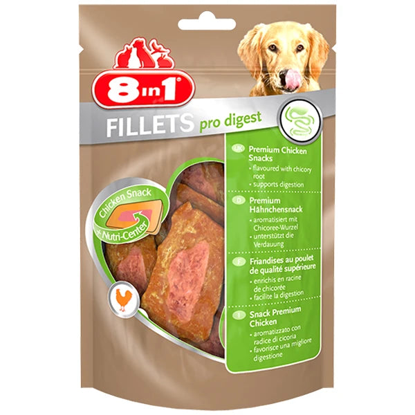 8in1 Fillets Pro Digest Sindirim Destekleyici Köpek Ödül Maması
