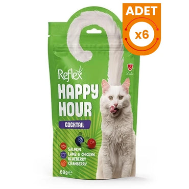Reflex Happy Hour Cocktail  Somonlu Kuzu Etli ve Tavuk Etli Kedi Ödülü