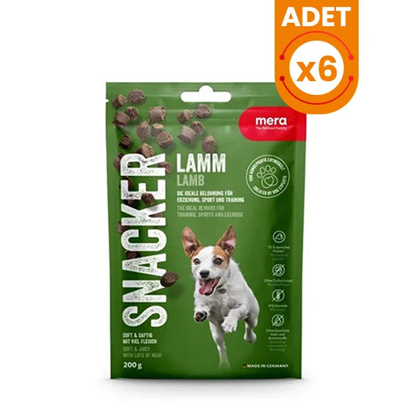 Mera Snacker Kuzu Etli Yumuşak Köpek Ödülü Maması