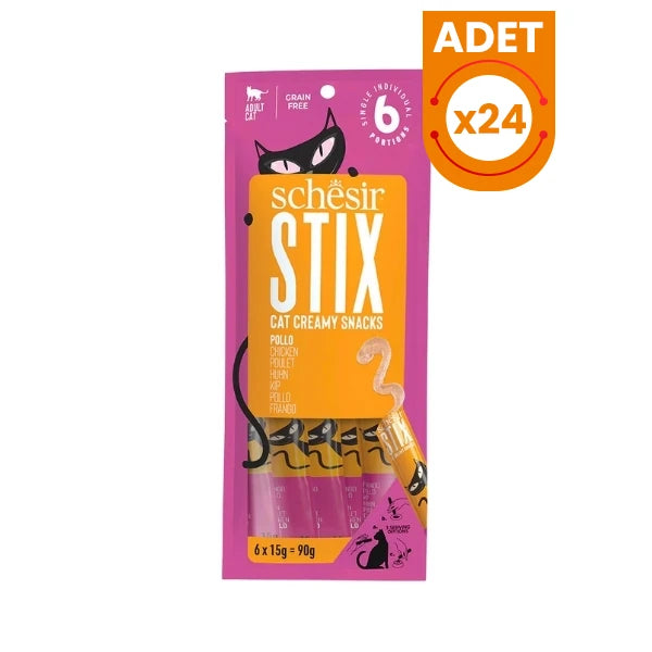 Schesir Cat Stick Tavuklu Sıvı Kedi Ödül Maması