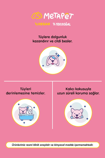 Tüy Sağlığı için Köpek Şampuanı, Hassas Ciltli Yavrulara Uygun, Doğal ve Organik, 250 ml  | SRC: Barcode: 8683941900046