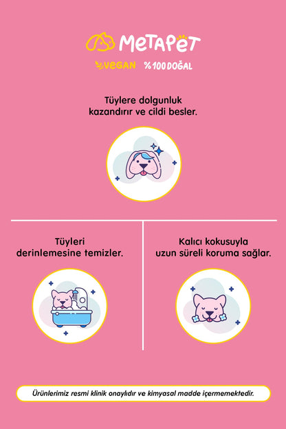 Tüy Sağlığı için Köpek Şampuanı, Hassas Ciltli Yavrulara Uygun, Doğal ve Organik, 250 ml  | SRC: Barcode: 8683941900046