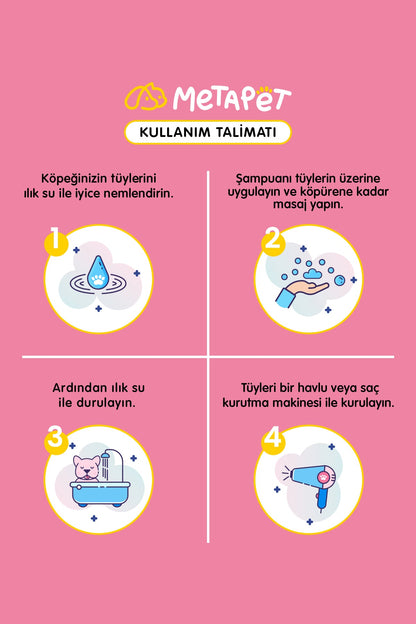 Tüy Sağlığı için Köpek Şampuanı, Hassas Ciltli Yavrulara Uygun, Doğal ve Organik, 250 ml  | SRC: Barcode: 8683941900046