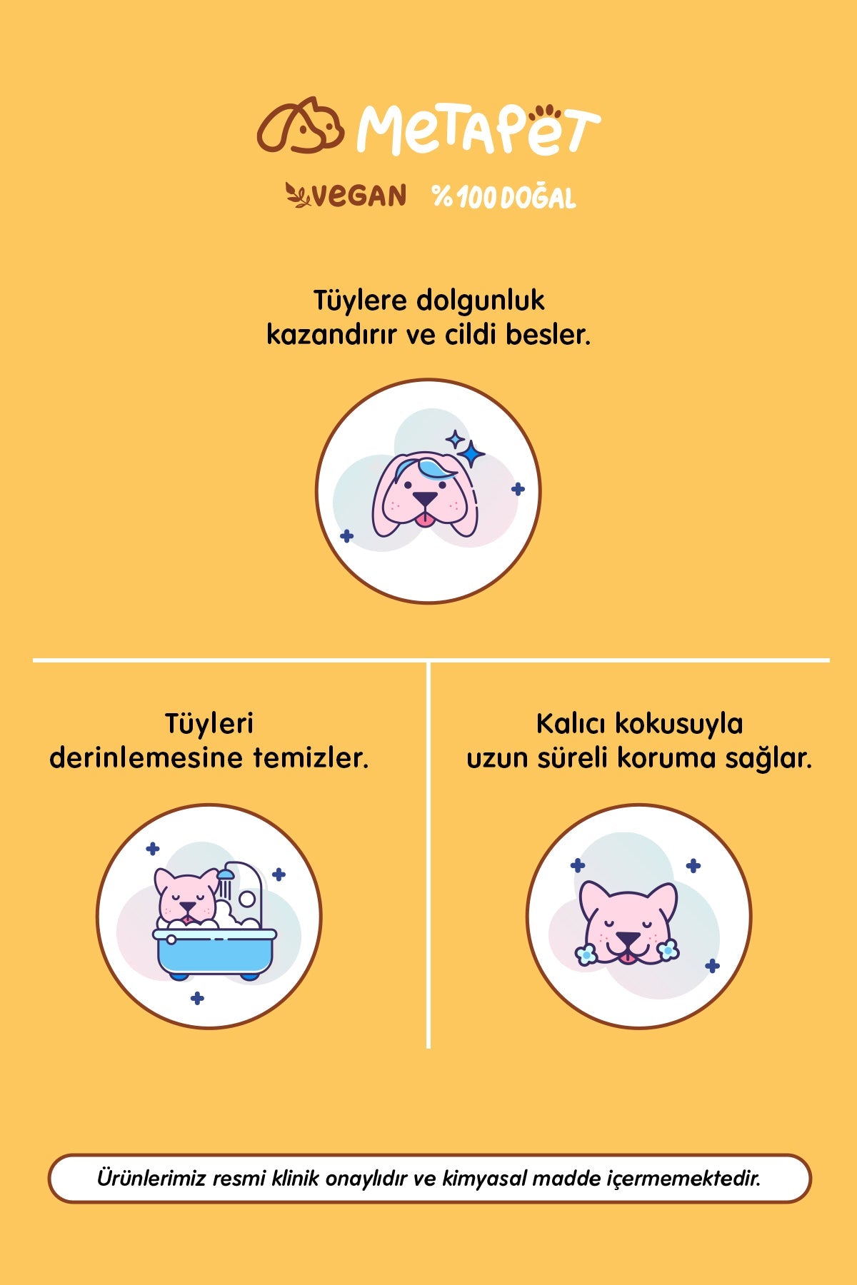 Organik Köpek Banyo Şampuanı Cookie, Yavru ve Hassas Ciltli Köpeklere Uygun, Tüy Bakımı  | SRC: Barcode: 8683941900053