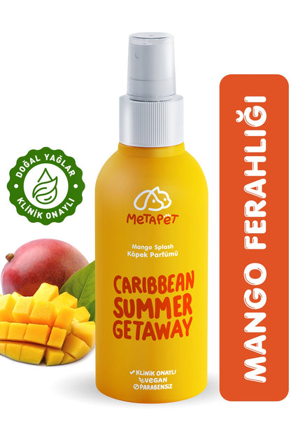 Doğal Köpek Parfümü Mango Ferahlığı, Organik Koku Giderici Sprey, Evcil Hayvan Kokusu için, 150 ml  | SRC: Barcode: 8683941900534