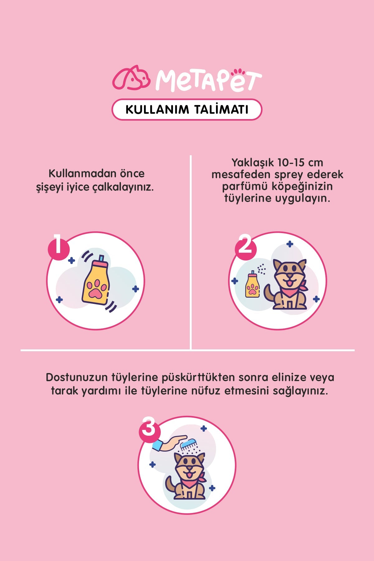 Doğal Japon Kiraz Çiçeği Evcil Hayvan Parfümü, Koku Giderici Sprey, Yavru Köpeklere Uygun, 150 ml  | SRC: Barcode: 8683941900558