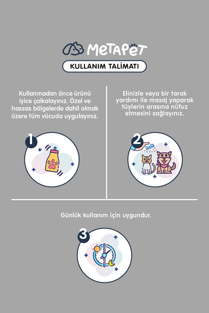 Evcil Hayvanlar için Nano Hijyen Spreyi, Kedi ve Köpekler için Göz, Kulak ve Tüy Bakımı Temizleme Solüsyonu, 150 ml  | SRC: Barcode: 8683941900619