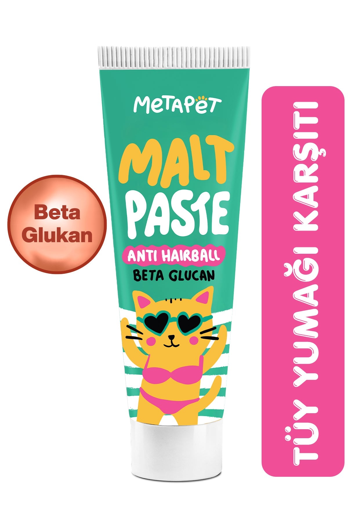 Tüy Yumağı Önleyici Kedi Maltı, Anti-Hairball Malt Paste, Mamaya veya Doğrudan Kullanım  | SRC: Barcode: 8683941901289