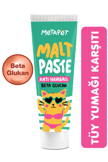 Tüy Yumağı Önleyici Kedi Maltı, Anti-Hairball Malt Paste, Mamaya veya Doğrudan Kullanım  | SRC: Barcode: 8683941901289