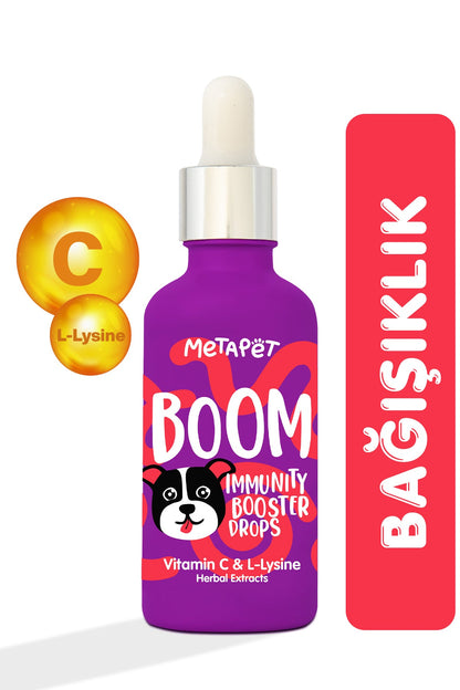 Köpekler için Bağışıklık Sistemi Güçlendirici Damla, C Vitamini ve Lizin (Lysine) İçerikli  | SRC: Barcode: 8683941901302