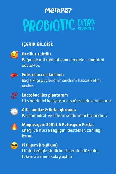 Kediler için Probiyotik Damla, Güçlü Sıvı Enzim Formülü, Suya veya Mamaya Katılabilir  | SRC: Barcode: 8683941901371