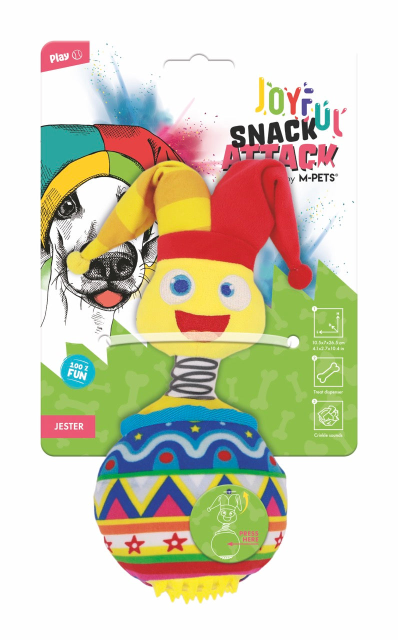 M-Pets Joyful Jester Ödül Hazneli Köpek Oyuncağı