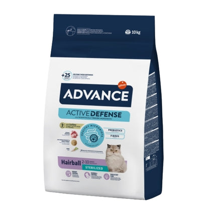 Advance Hairball Tüy Yumağı Önleyen Hindili Kısır Kedi Maması