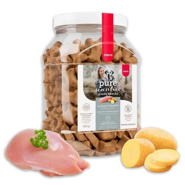 Mera Pure Sensitive Hindi Etli ve Patatesli Köpek Ödül Bisküvisi