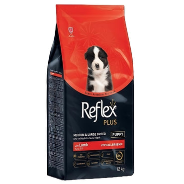 Reflex Plus Hypoallergenic Kuzu Etli Orta ve Büyük Irk Yavru Köpek Maması