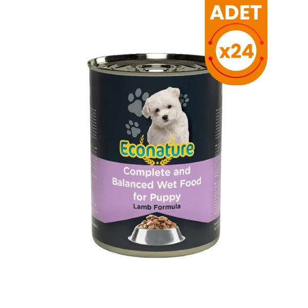 Econature Kuzu Etli Yavru Köpek Konservesi