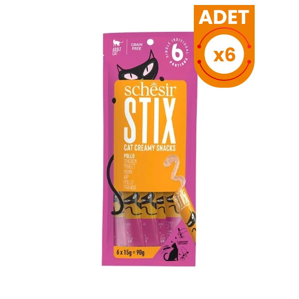 Schesir Cat Stick Tavuklu Sıvı Kedi Ödül Maması