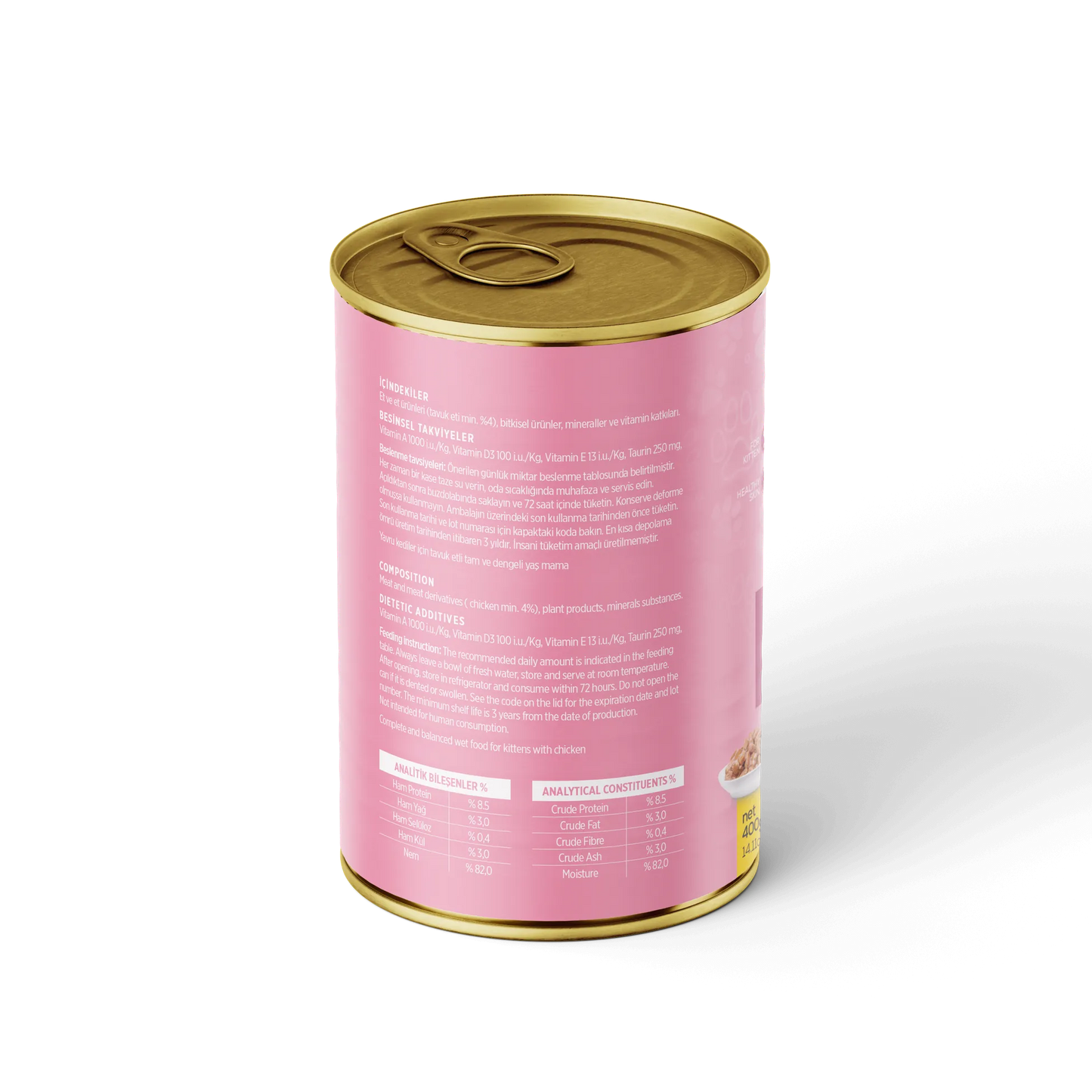 PetzzCats Tavuk Etli Yavru Kedi Konservesi