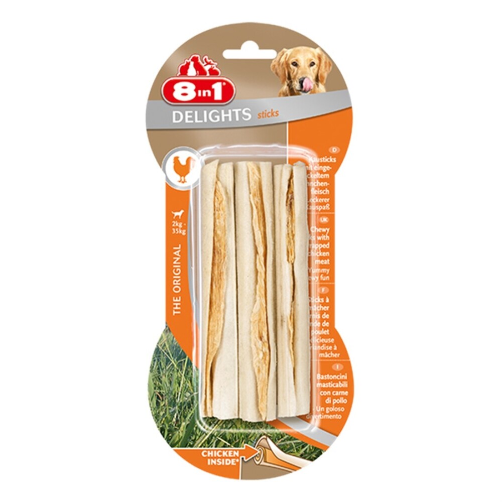 8in1 Delights Sticks Tavuklu Ödül Kemiği 75 GR 3'LÜ  | SRC: Barcode: 4048422102502
