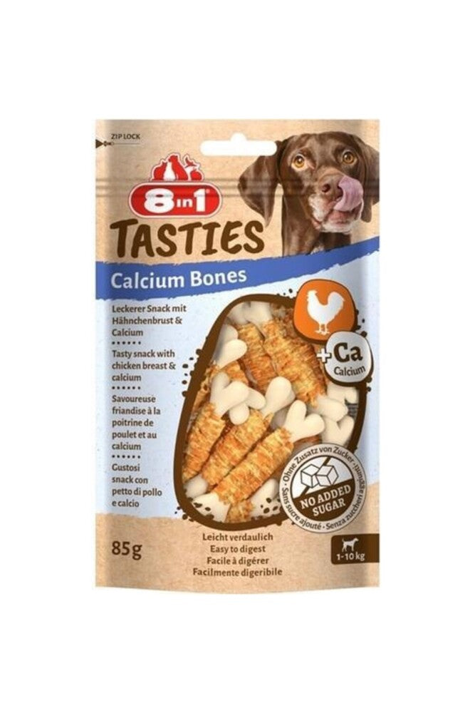 8in1 Tasties Calcium Bones Tavuk Sargılı Köpek Ödülü 85 GR  | SRC: Barcode: 4048422152781