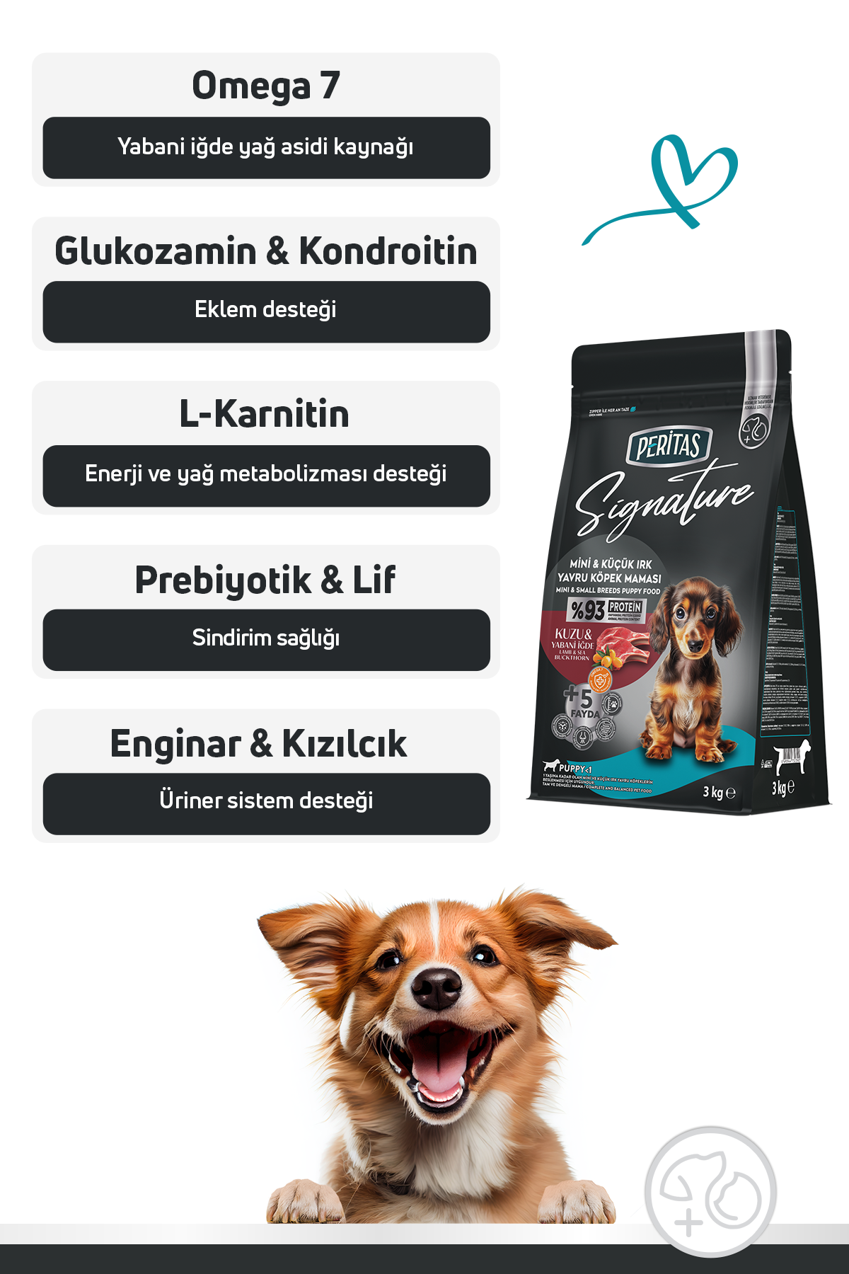 Signature Kuzulu Küçük Irk Yavru Köpek Maması
