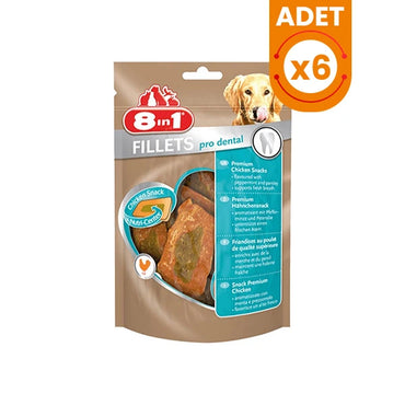 8 In 1 Fillets Pro Breath Fileto Tavuklu Köpek Ödül Maması