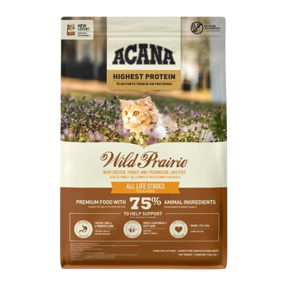 Acana Wild Prairie Tahılsız Tavuklu ve Balıklı Yetişkin Kedi Maması
