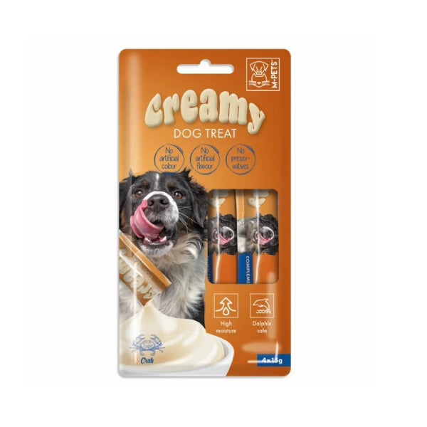 M-Pets Creamy Yengeçli Sıvı Köpek Ödülü