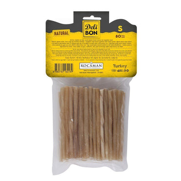 Delibon İnce Deri Burgu Çubuk Köpek Ödülü Naturel