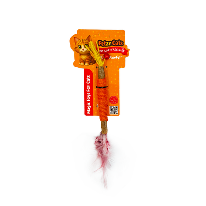 PetzzCats Zımpara Matatabi ve Çıngırak Sesli Peluş Kedi Oyuncağı