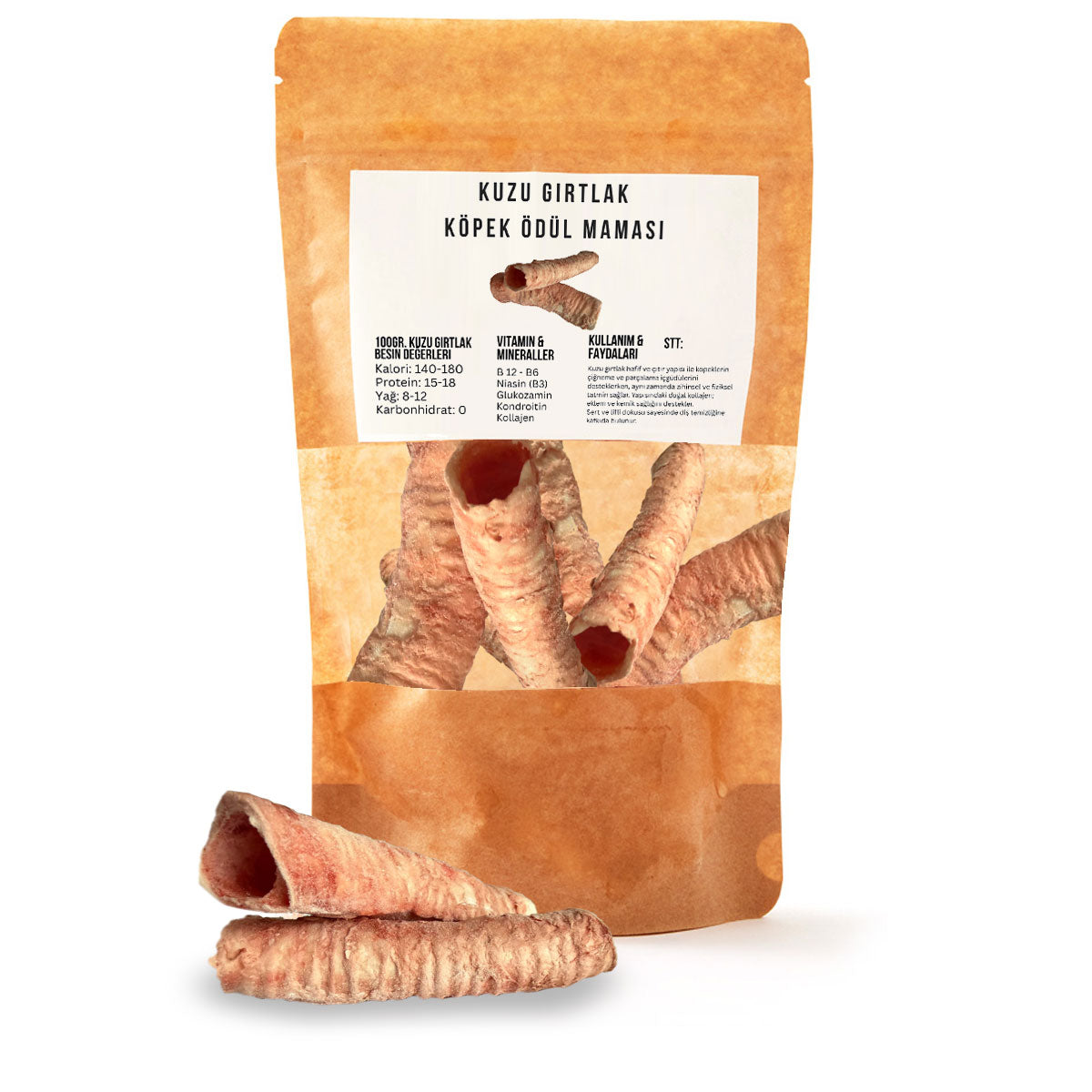 Çiğ Kuzu Gırtlak Ödül Maması 100 Gr.  | SRC: Barcode: CKG0001