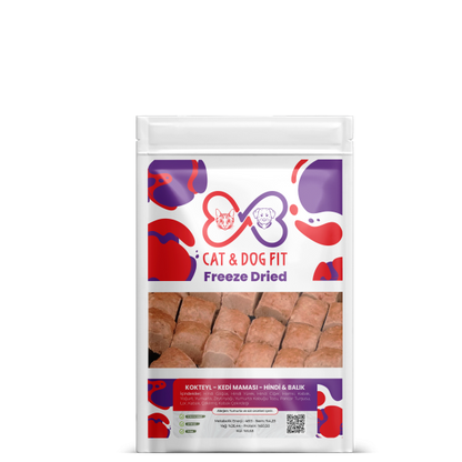 Freeze-Dried Kokteyl Kedi Maması Hindi & Balık  | SRC: SKU: freeze-dried-kokteyl-kedi-mamasi-hindi-&-balik
