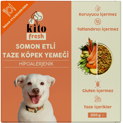 Somon Etli Köpek Yemeği