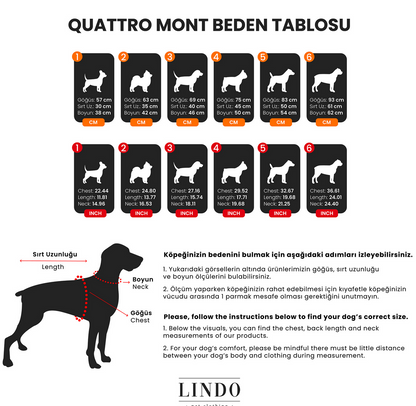 Quattro Sirius Köpek Yağmurluğu BEDEN 1  | SRC: Barcode: 8684438701122
