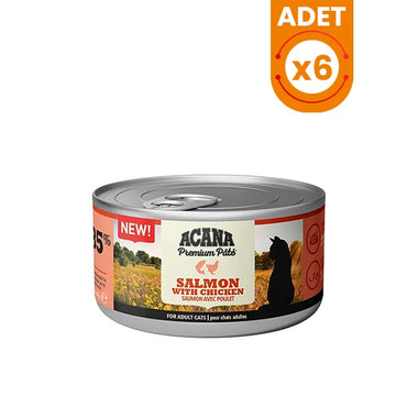 Acana Premium Pate Tavuklu ve Somonlu Yetişkin Konserve Kedi Maması