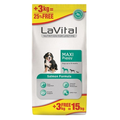 Lavital Büyük Irk Somonlu Yavru Köpek Maması