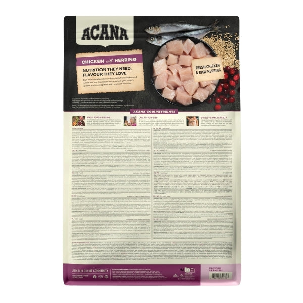 Acana Kitten First Feast Tavuklu ve Ringa Balıklı Yavru Kedi Maması