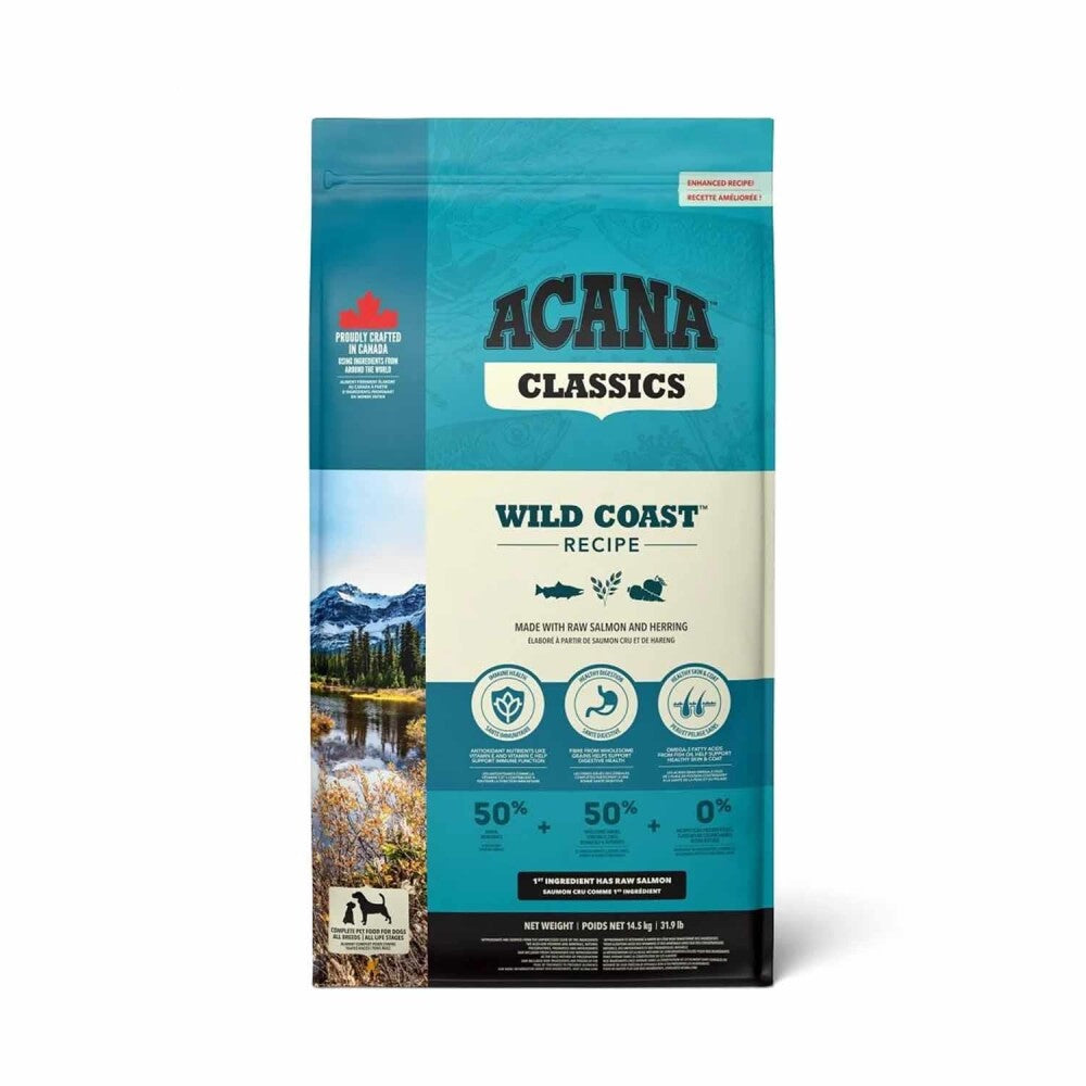 Acana Classics Wild Coast Balıklı Düşük Tahıllı Tüm Irk Ve Yaşam Evreleri İçin Köpek Maması 14.5 KG  | SRC: Barcode: 064992562175
