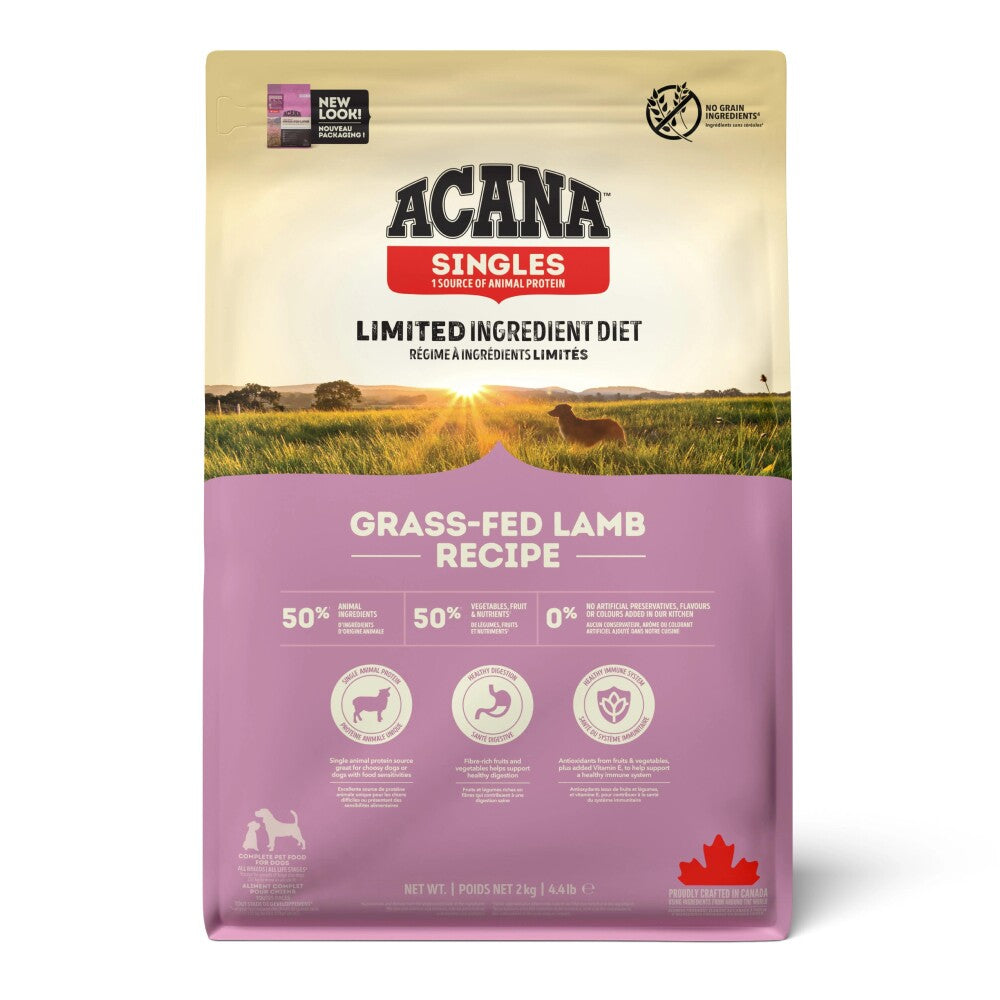 Acana Grass-fed Lamb Kuzu Etli Ve Elmalı Tahılsız Yetişkin Köpek Maması 2 KG  | SRC: Barcode: 064992570200