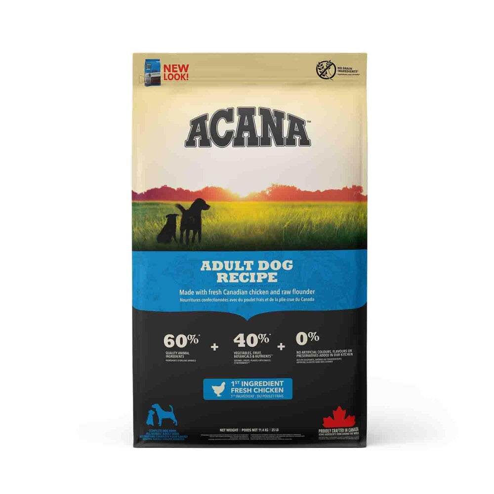 Acana Heritage Tavuklu Ve Balıklı Tahılsız Yetişkin Köpek Maması 11.4 KG  | SRC: Barcode: 064992525118