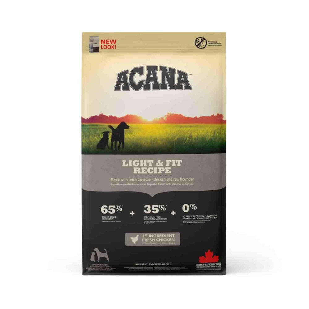 Acana Heritage Light Fit Tahılsız Diyet Fazla Kilolu Tüm Irk Ve Yaşam Evreleri İçin Köpek Maması 11.4 KG  | SRC: Barcode: 064992512118