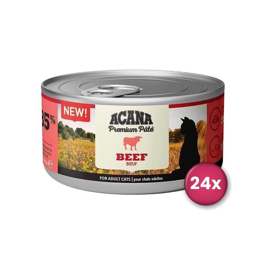 Acana Premium Pate (ezme) Sığır Etli Kedi Konservesi 85 GR 24 ADET  | SRC: Barcode: 064992719838