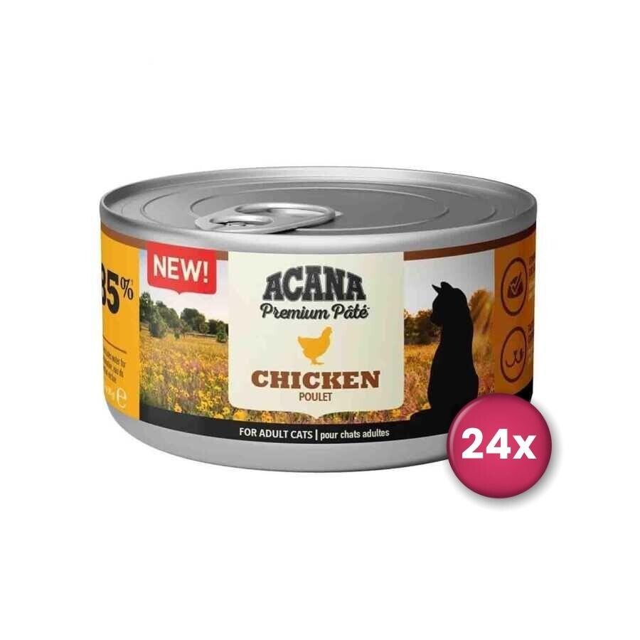 Acana Premium Pate (ezme) Tavuk Etli Kedi Konservesi 85 GR 24 ADET  | SRC: Barcode: 064992719821